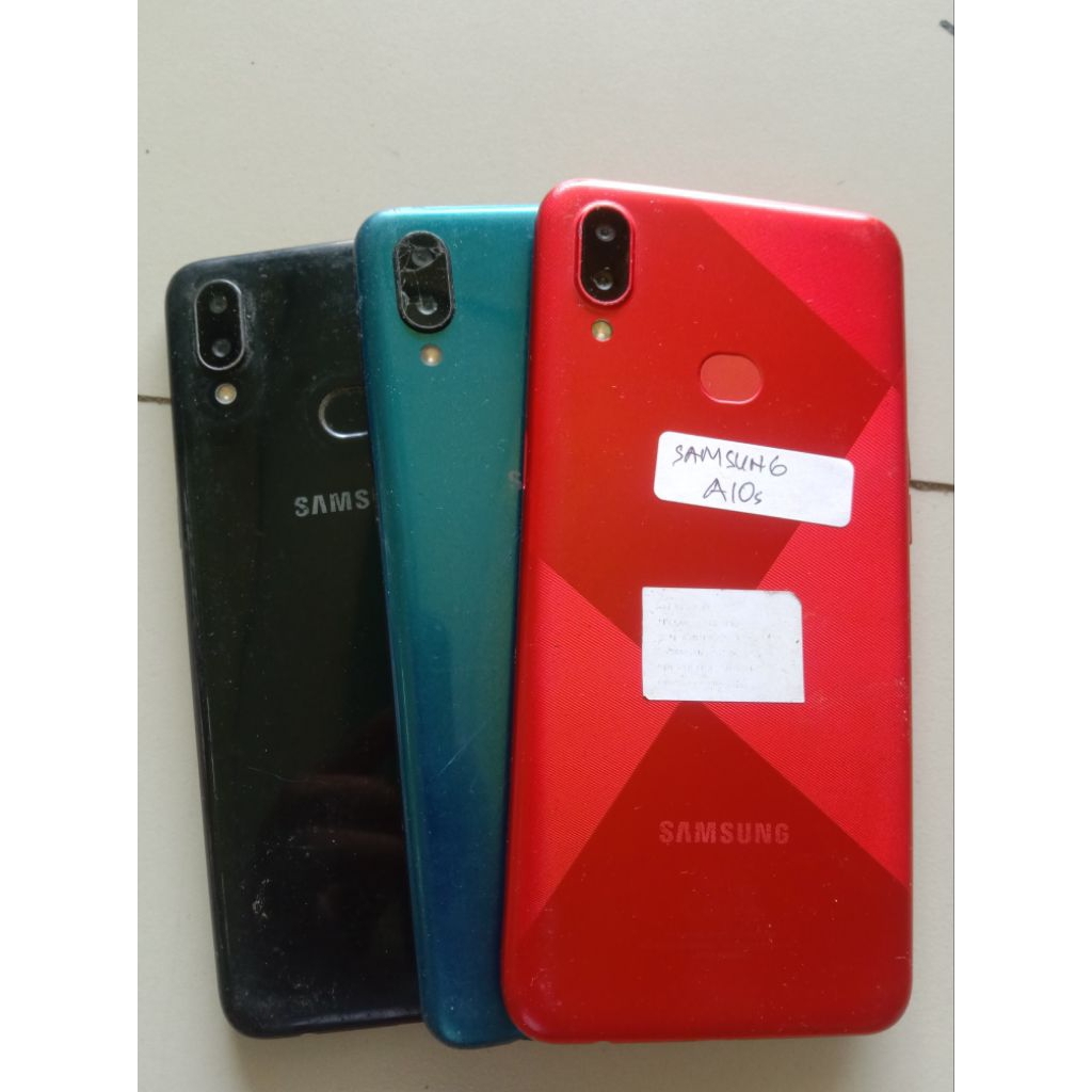 mesin Samsung A10s normal tested minus LCD