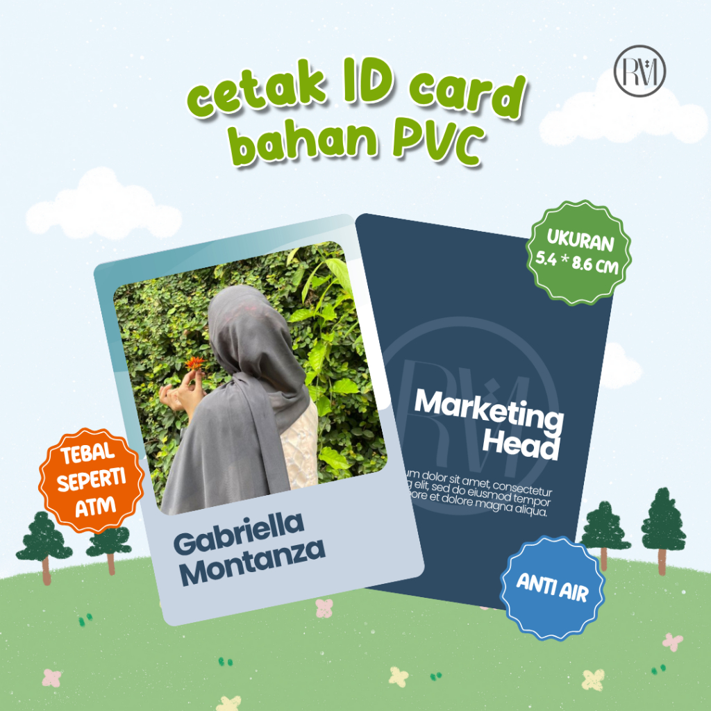 

Cetak ID Card Bahan PVC Tebal | Bisa COD | Kartu Tanda Pengenal, Badge Mahasiswa, Perusahaan