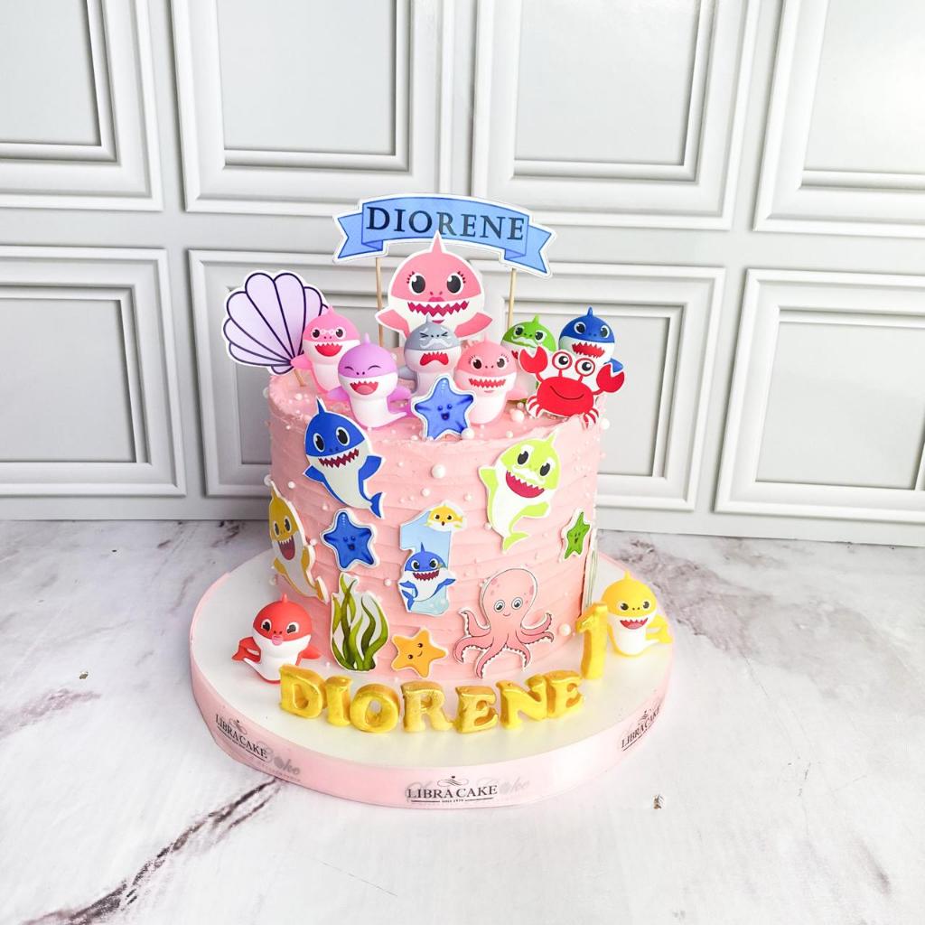 

Kue Ulang Tahun/Birthday Cake/Kue Ultah tema Baby Shark/Kue Birthday jakarta/Kue Baby Shark Pink/Kue Birthday Jakarta