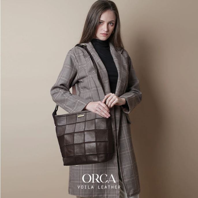 VOILA LEATHER Tas Selempang Wanita Kulit Asli Genuine Leather Sling Bag ORCA