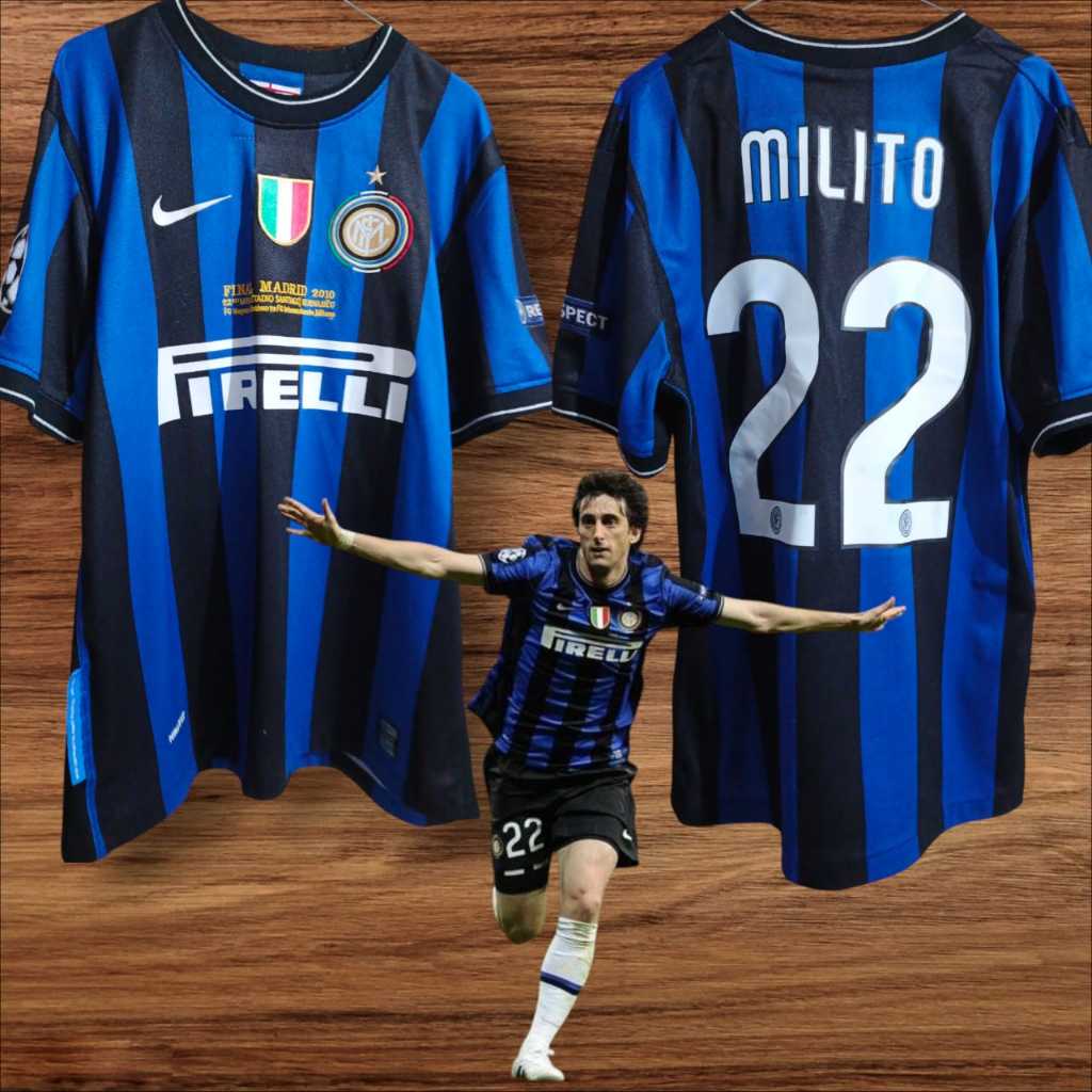 jersey inter milan 2010 home final & away 2010 away