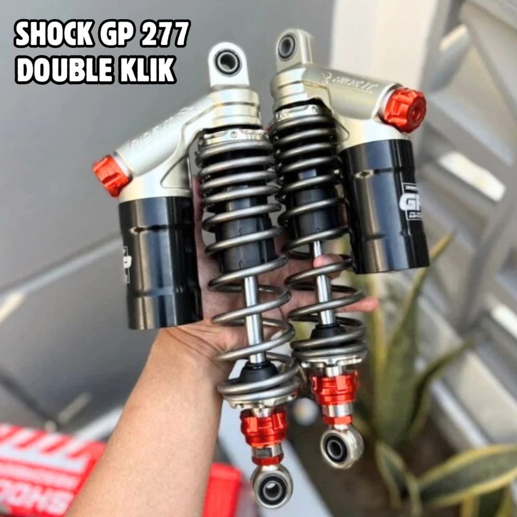 SHOCK RIDE IT GP RDC DOUBLE KLIK 277 280 320 340 MM DIJAMIN KLIK ATAS BAWAH FUNGSI SHOCK GP 277