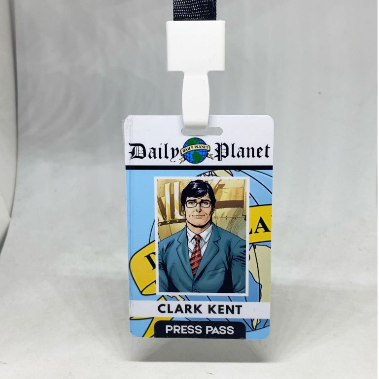 

Superman Daily Planet ID Nametag Clark Kent Lois Lane
