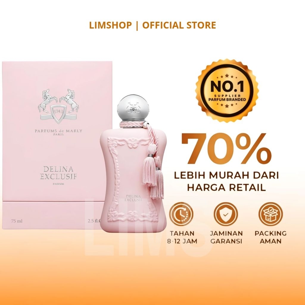 SALE PARFUM WANITA DELINA EXCLUSIF 75ML EDP ( ORIGINAL EROPA + BOX )