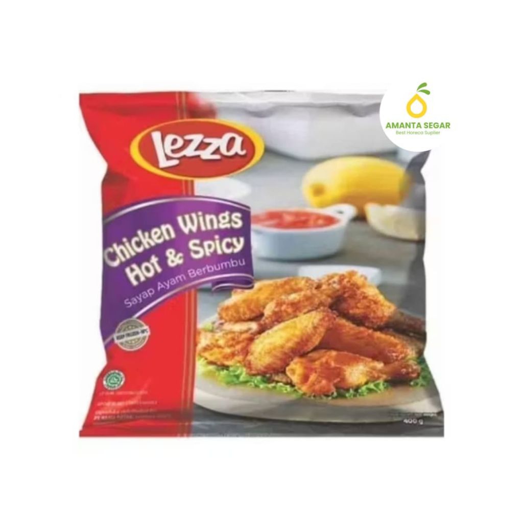 

Lezza Chicken Wings Hot & Spicy Premium 400gr Terlaris Berkualitas