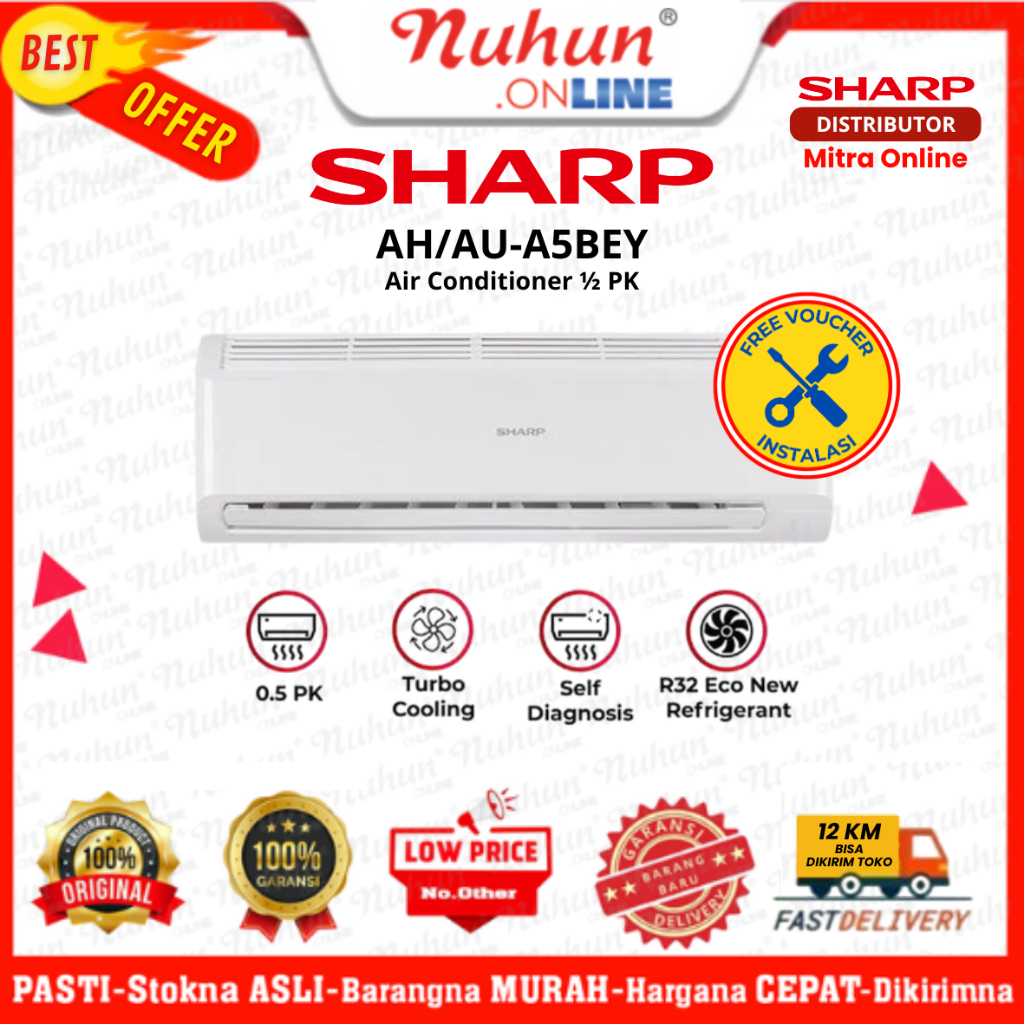 Sharp AC 1/2pk AH/AU-A5BEY