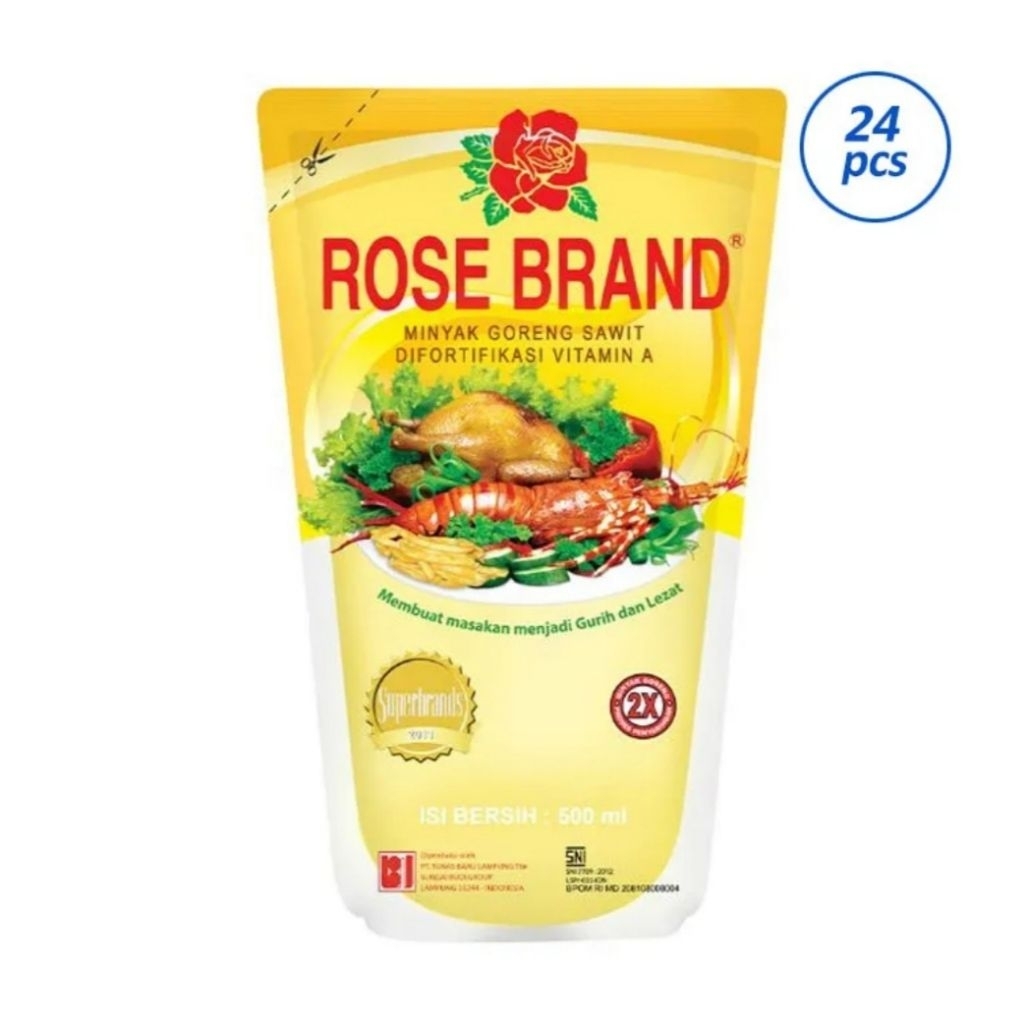 

Minyak Goreng Rose Brand 500ML EXP:2027 (500ML/KARTON)