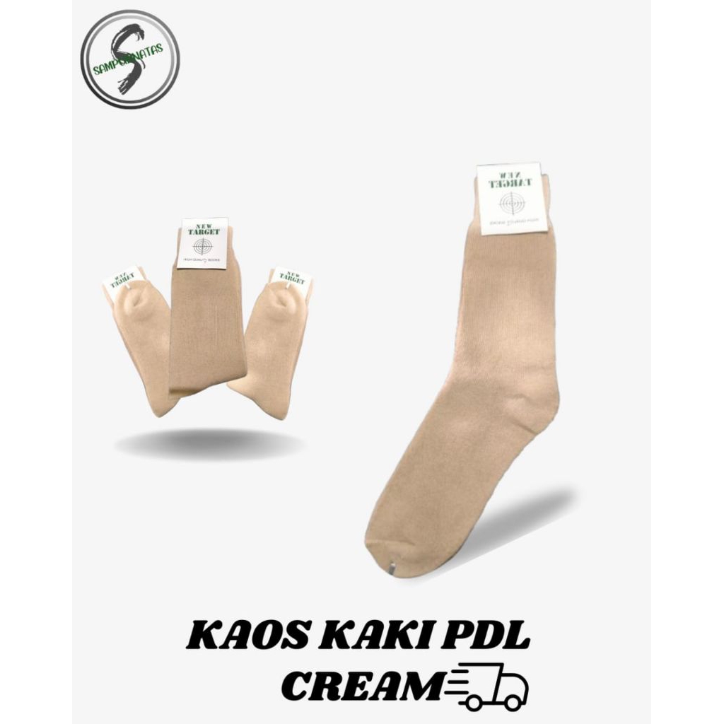 KAOS KAKI PDL CREAM - KAOS KAKI PNS / KEMHAN