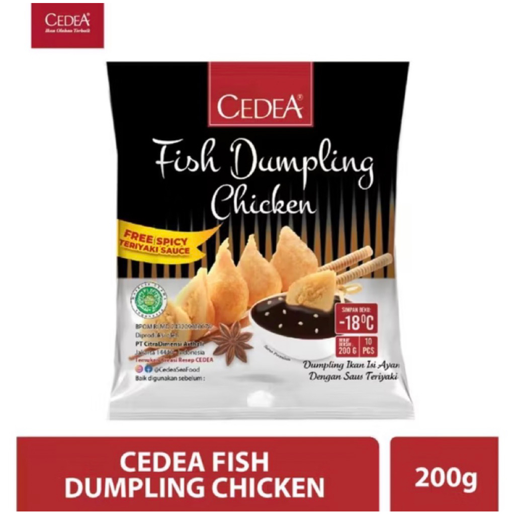 

Cedea Fish Dumpling Chicken 200 Gr