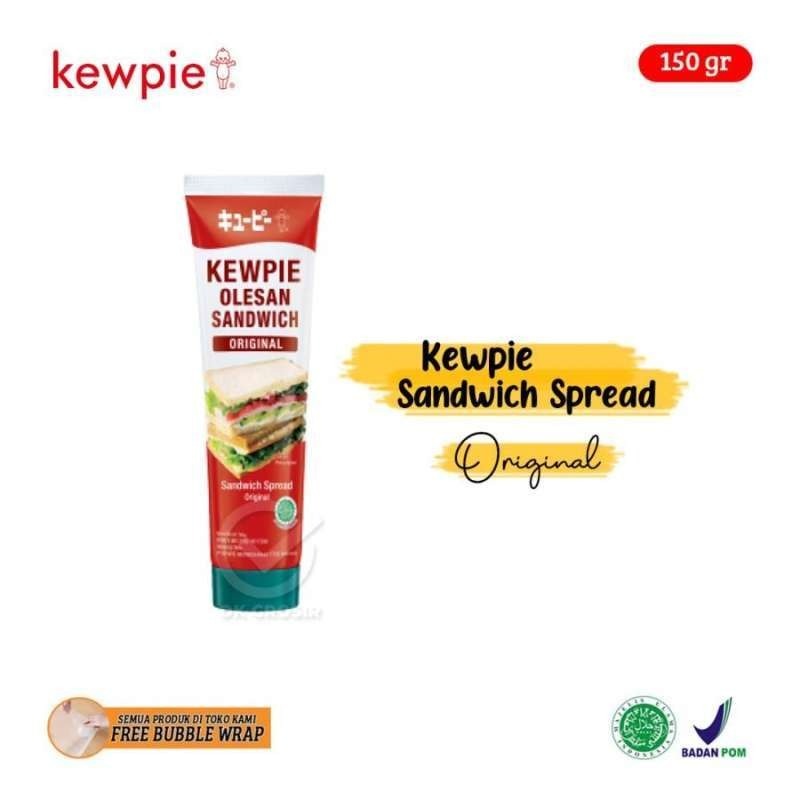 

[oddsolshop] pekanbaru/Kewpie Olesan Sandwich Original 150GR Sandwich Spread Selai Roti Lapis Halal