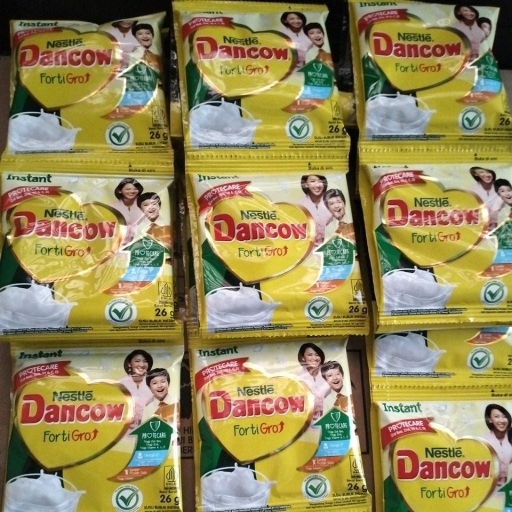 

Susu Dancow Fortigro Putih Renceng 26g x 10 sachet