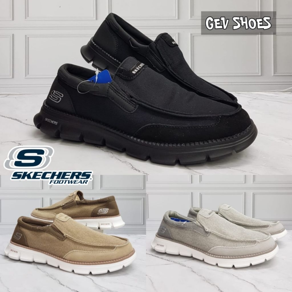 Sepatu Skechers Pria - Sepatu Skechers Pria CLASSIC SLIP ON