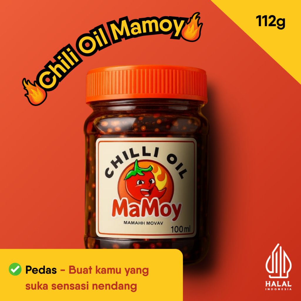 

Chilli Oil Mamoy Minyak Sambal Super Pedas 112g