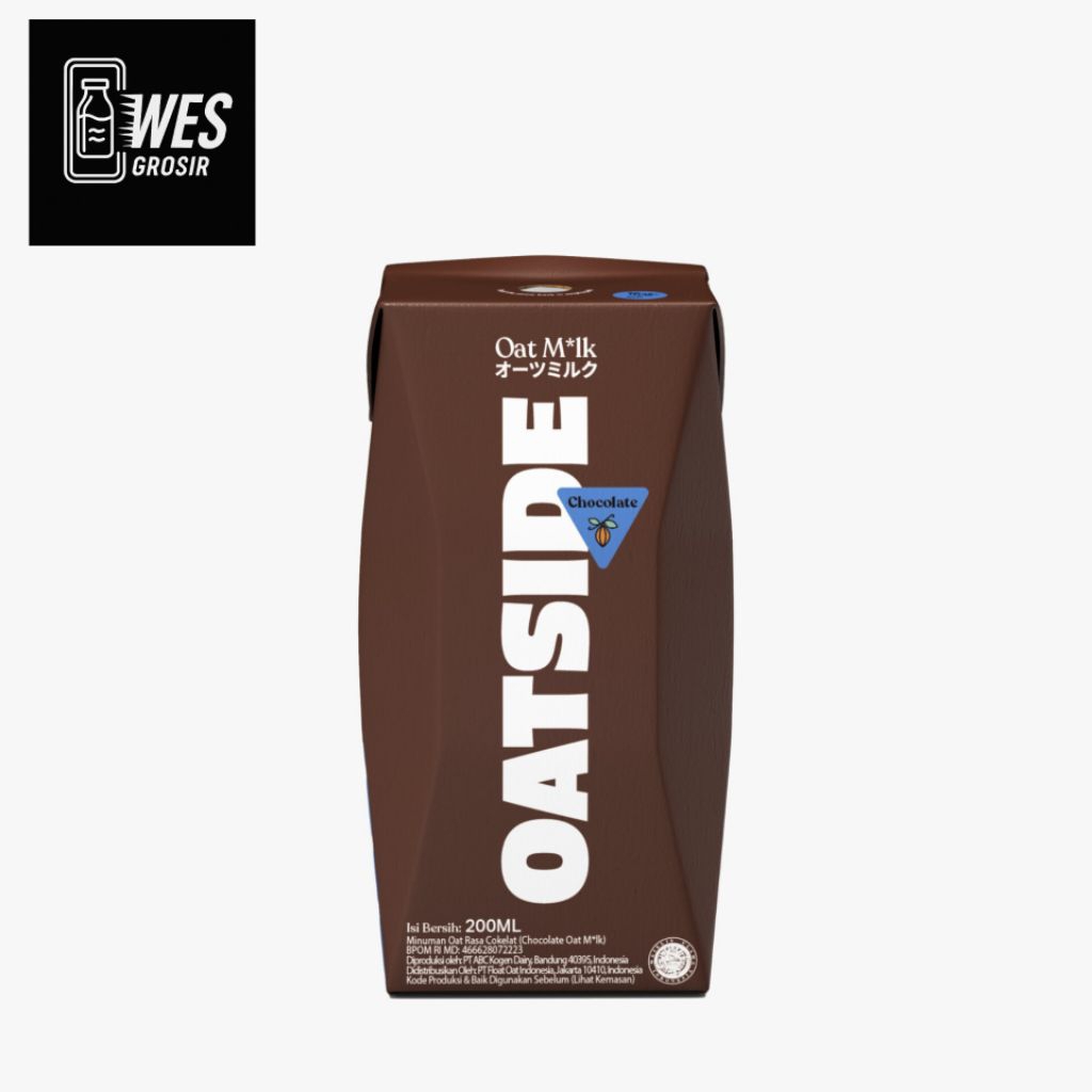 

OATSIDE OAT MILK CHOCOLATE 200 ML PIPET (UHT SUSU CAIR)