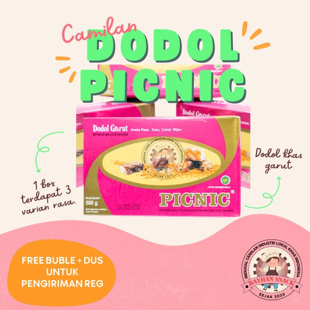 

Dodol Picnic Asli Garut 500 Gr