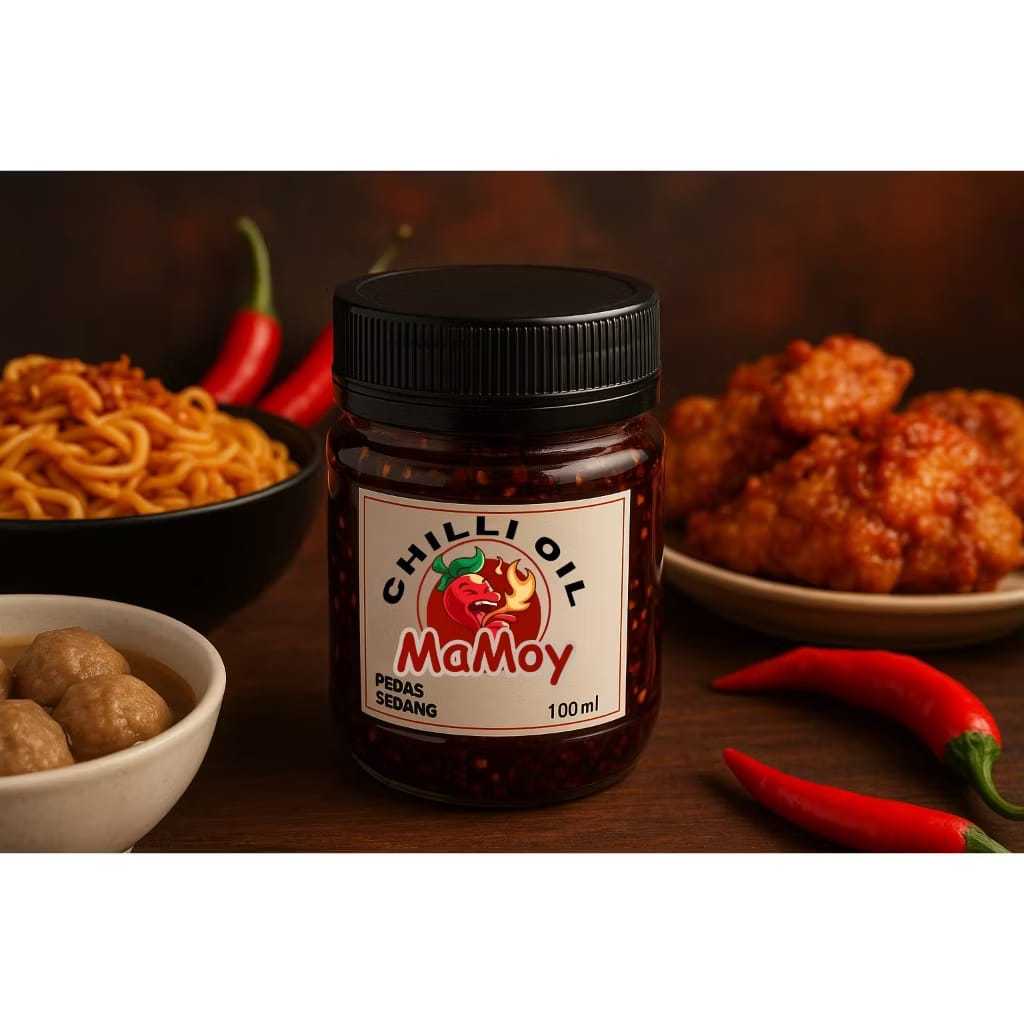 

Minyak Sambal Chilli Oil Mamoy Gurih Pedas Halal 112g