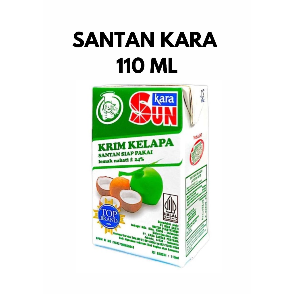 

SANTAN KARA 110 ML SANTAN KELAPA KARA INSTAN SANTAN
