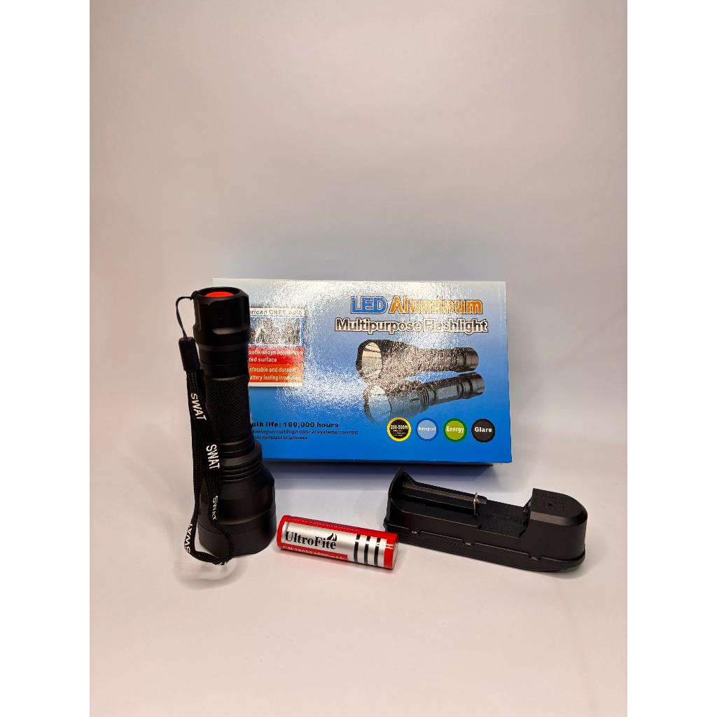 senter c8 cahaya kuning senter kuning senter led