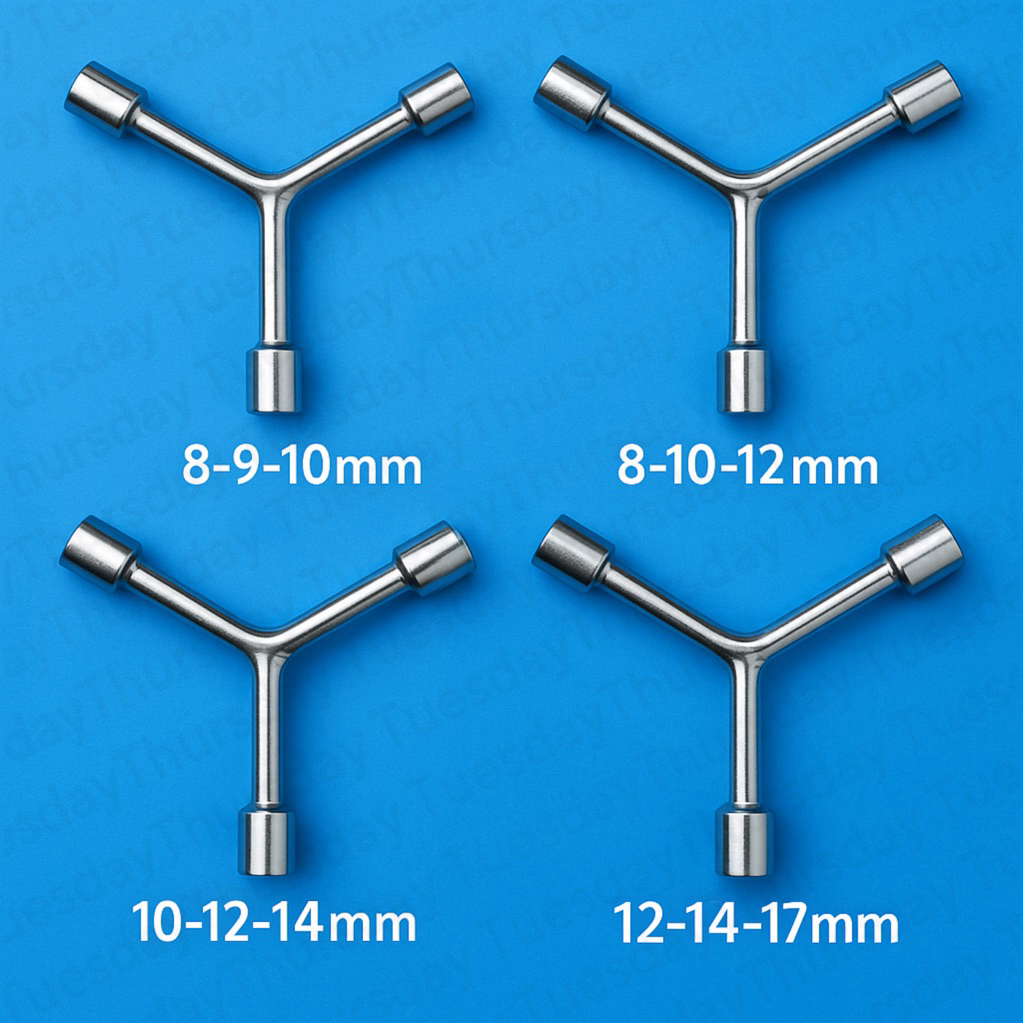 Kunci Shock Y Pendek Stainless / Sok Y Pendek 8x10x12 10x12x14 8x9x10 Kualitas Bagus Kunci Sok T 8*1