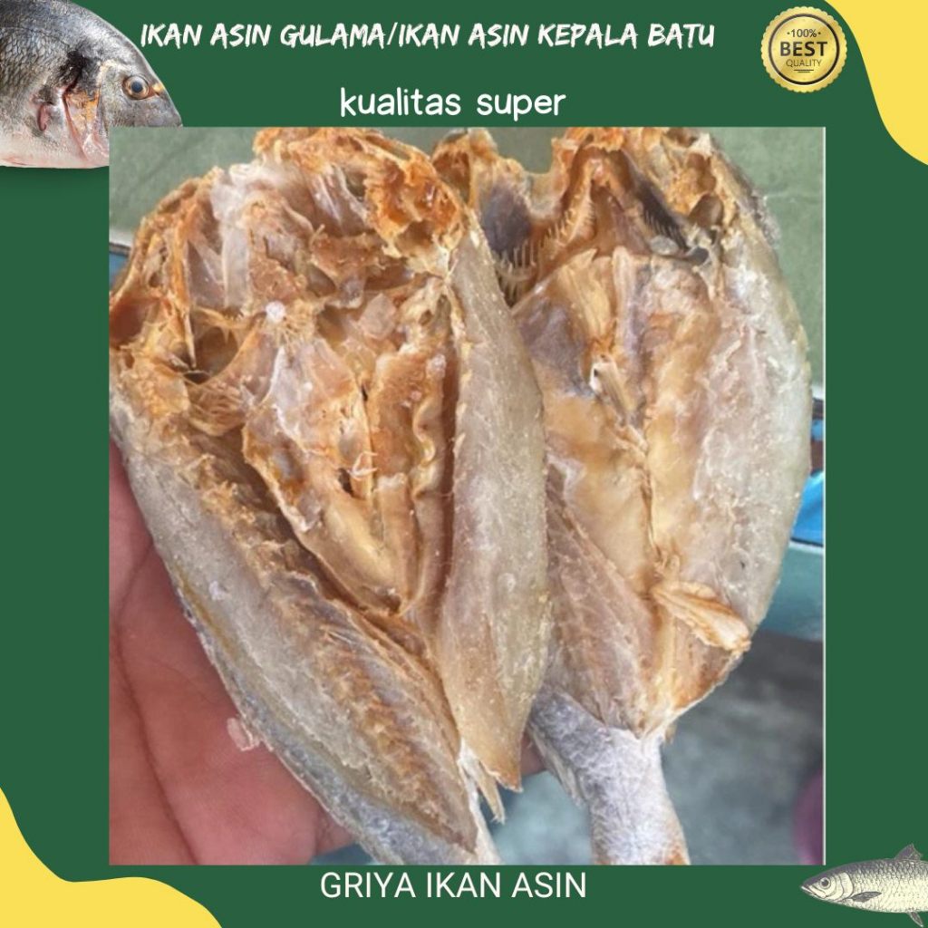 

Ikan asin gulama/ikan asin kepala batu belah 1 kg