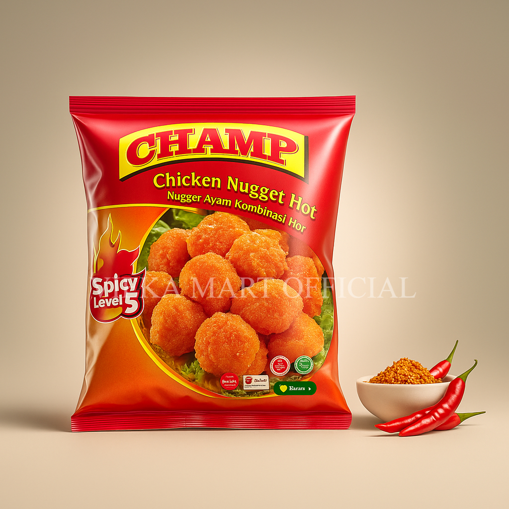 

CHAMP Chicken Nugget Hot Spicy level 5 500g