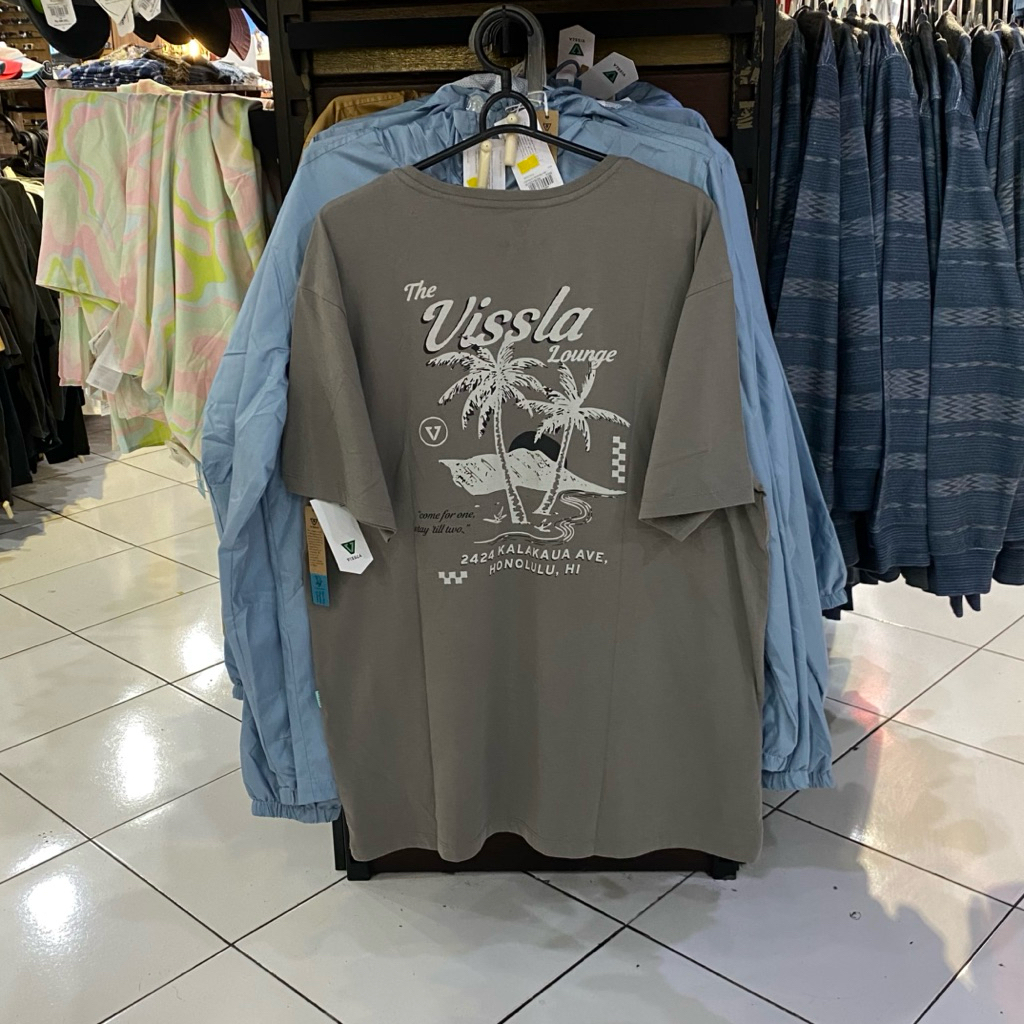 Kaos Vissla Lounge Tee Gray Original