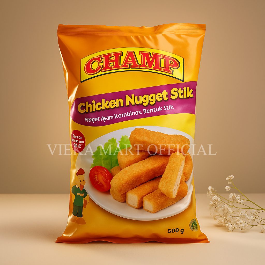 

Champ Chicken Nugget Stick 900 gram Enak dan Murah