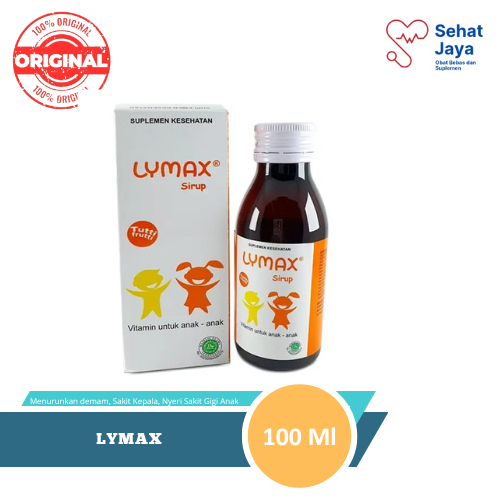 LYMAX SIRUP, SUPLEMEN KESEHATAN UNTUK ANAK-ANAK