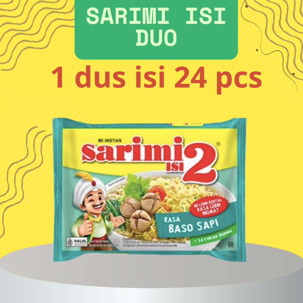 

mi instan sarimi isi duo rasa Baso Sapi - 1 dus isi 24 pcs