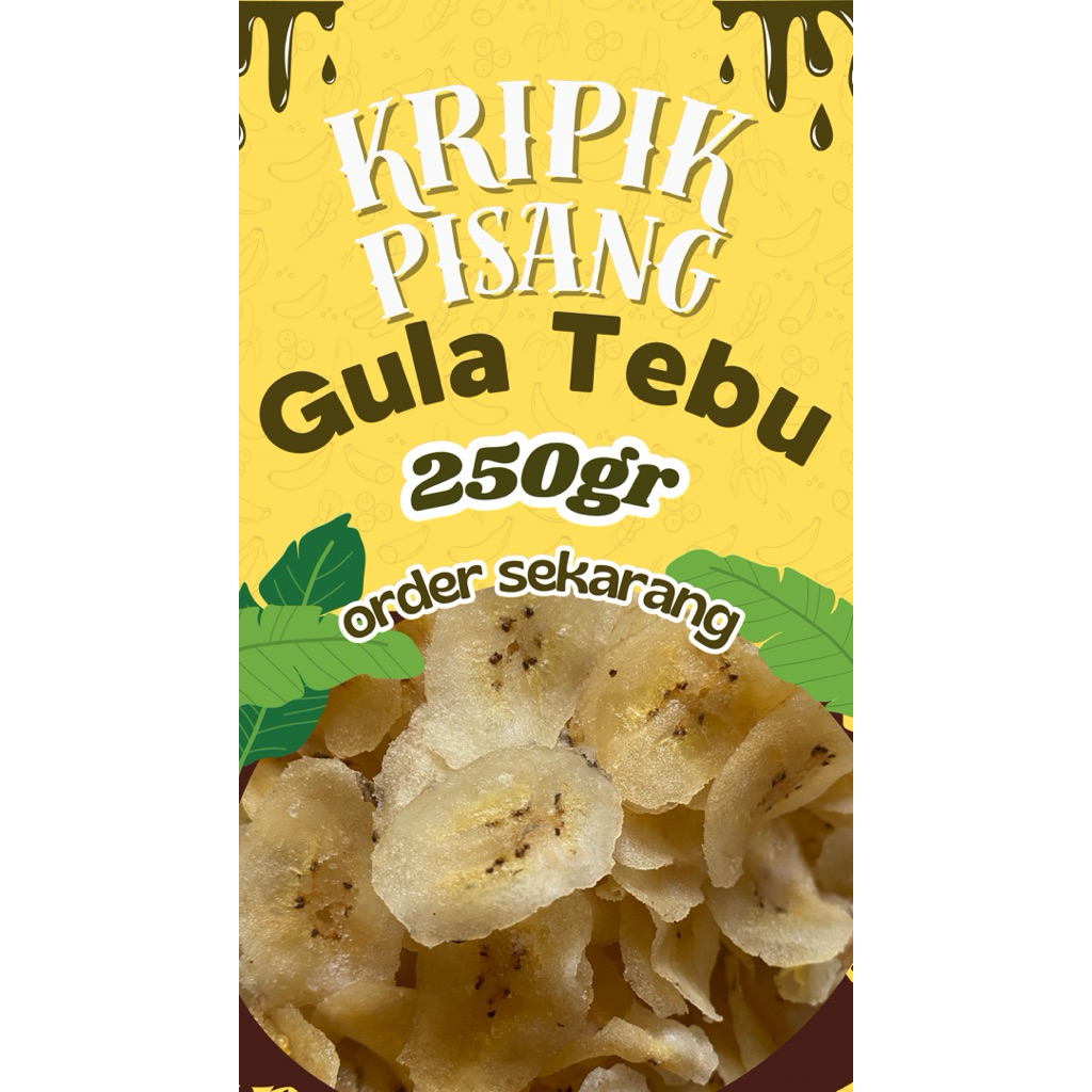 

Oemah Keripik Pisang Gula Tebu 250gr