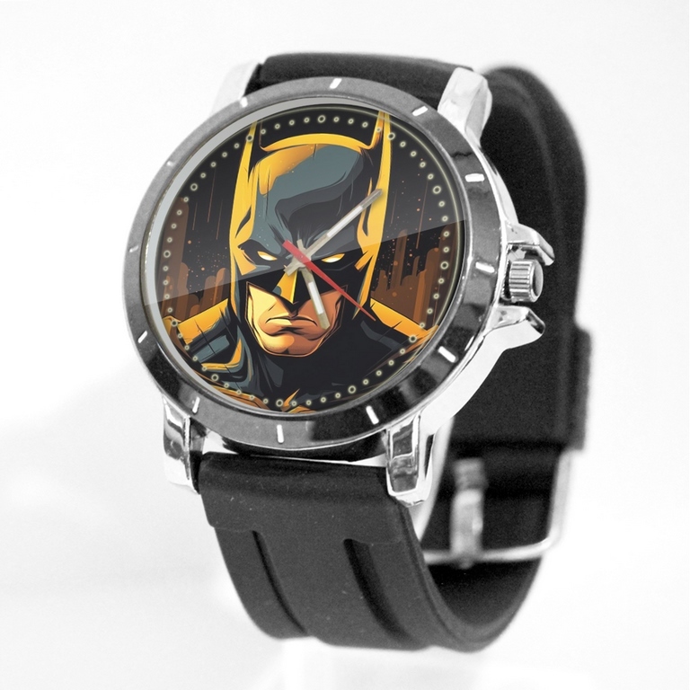 jam tangan pria batman unisex jam tangan custom rubber termurah