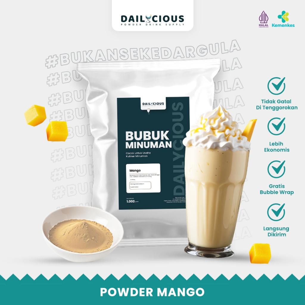 

Bubuk Minuman Mango - Powder Mango Dailycious