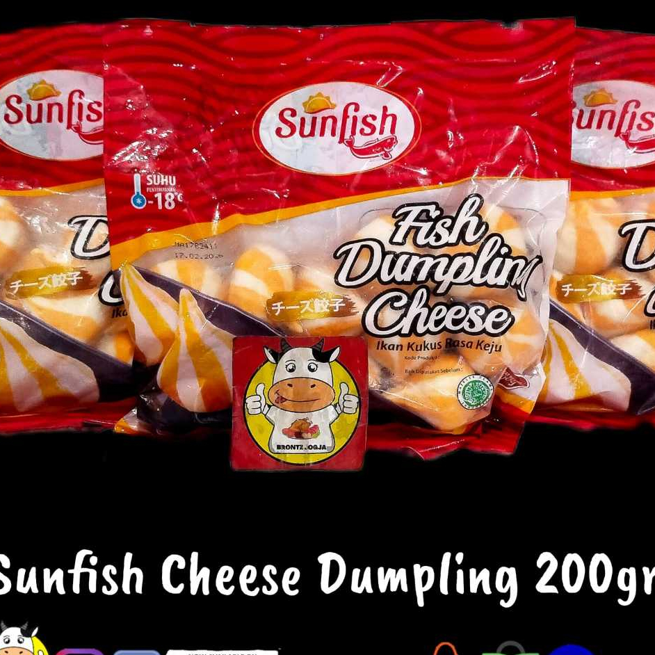 

SUNFISH DUMPLING CHEESE 200GR-FROZEN FOOD-BRONTZ JOGJA