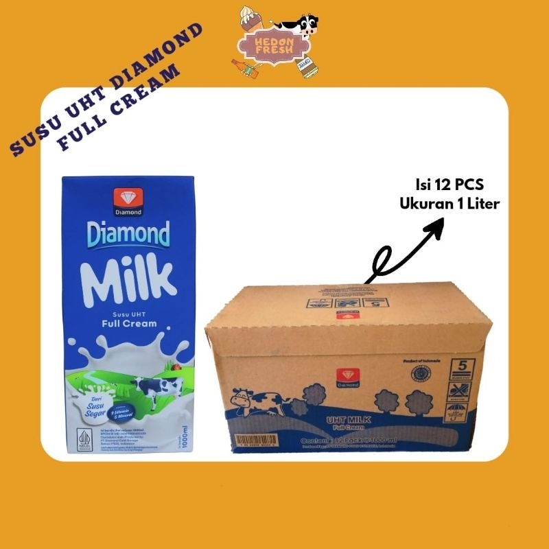 

Susu UHT Full Cream 1 liter (carton/12pcs)