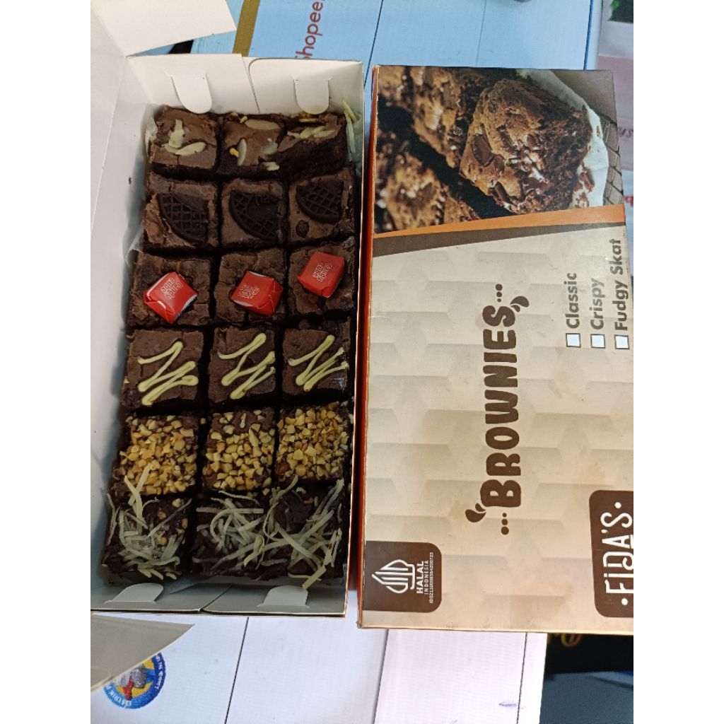 

Cake Brownies Sekat fudgy