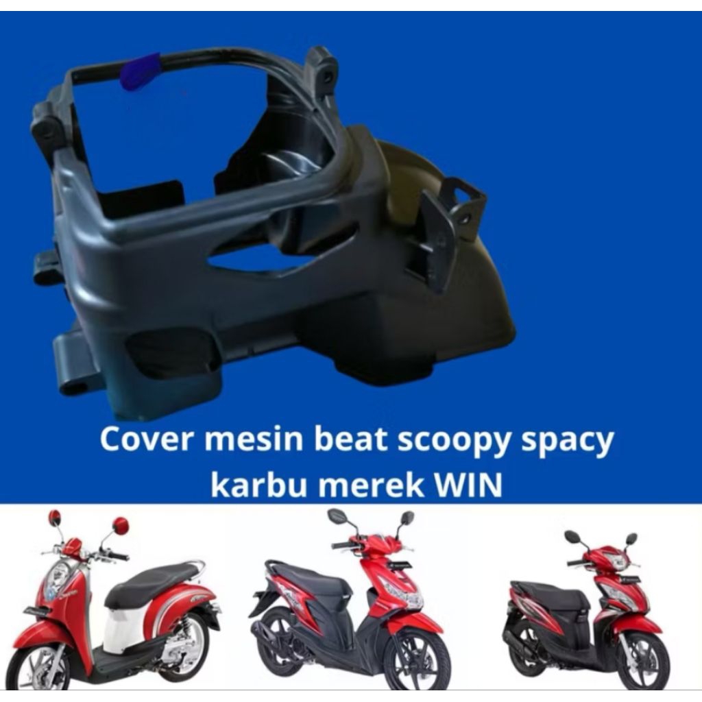 cover mesin beat karbu scoopy karbu spacy karbu merek WIN kondom blok mesin beat scoopy s...