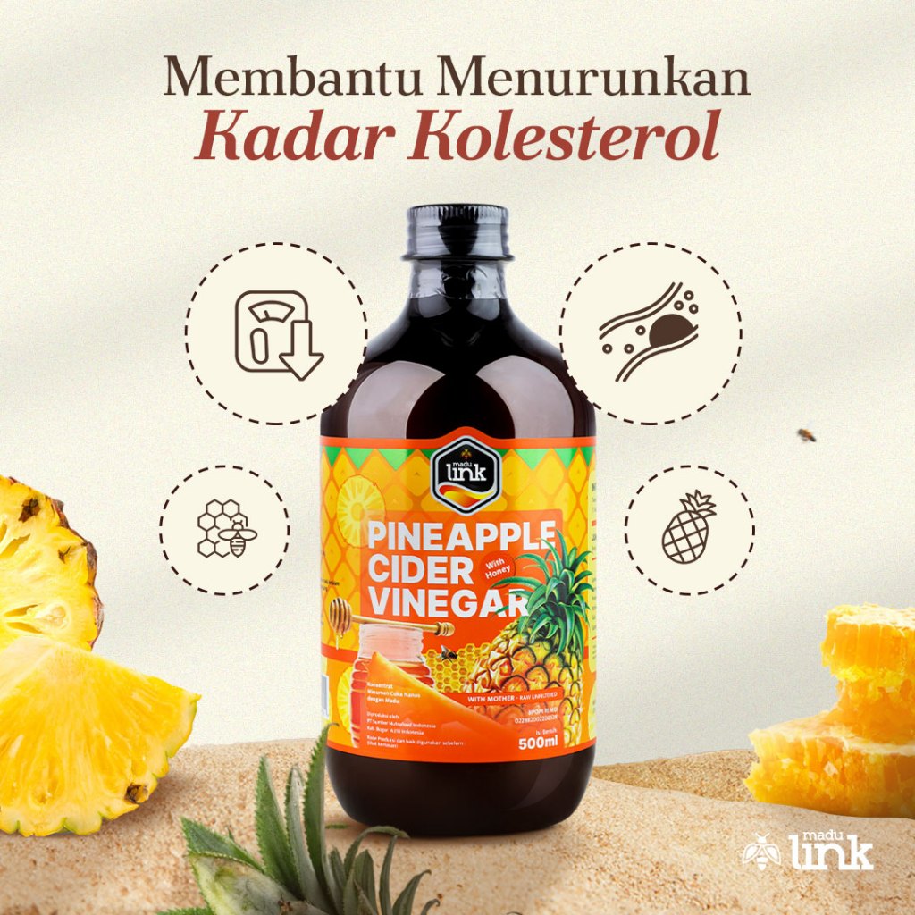 

LINK - Cuka Nanas With Mother Plus Honey - 500g