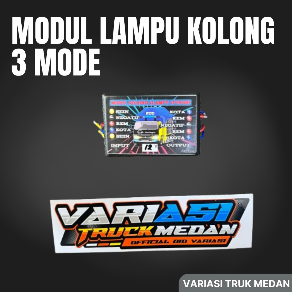 MODUL LAMPU KOLONG 2 LAMPU 3 FUNGSI