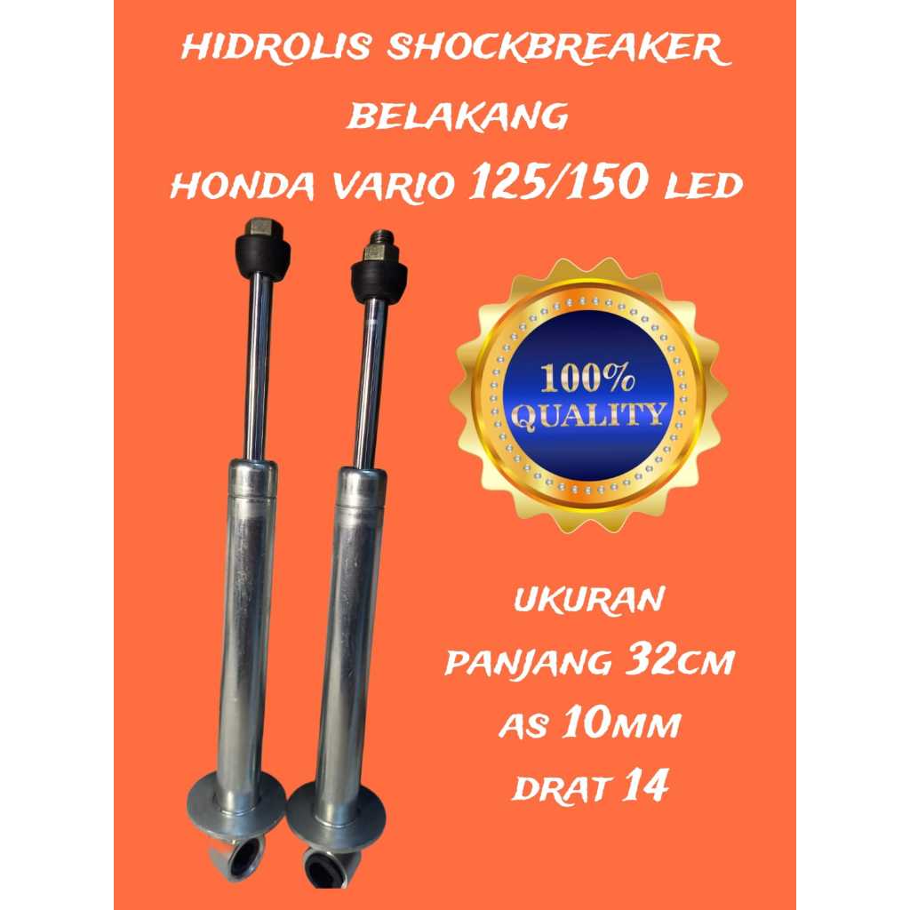 HIDROLIK SHOCK BREAKER BELAKANG HONDA VARIO 125/150 LED