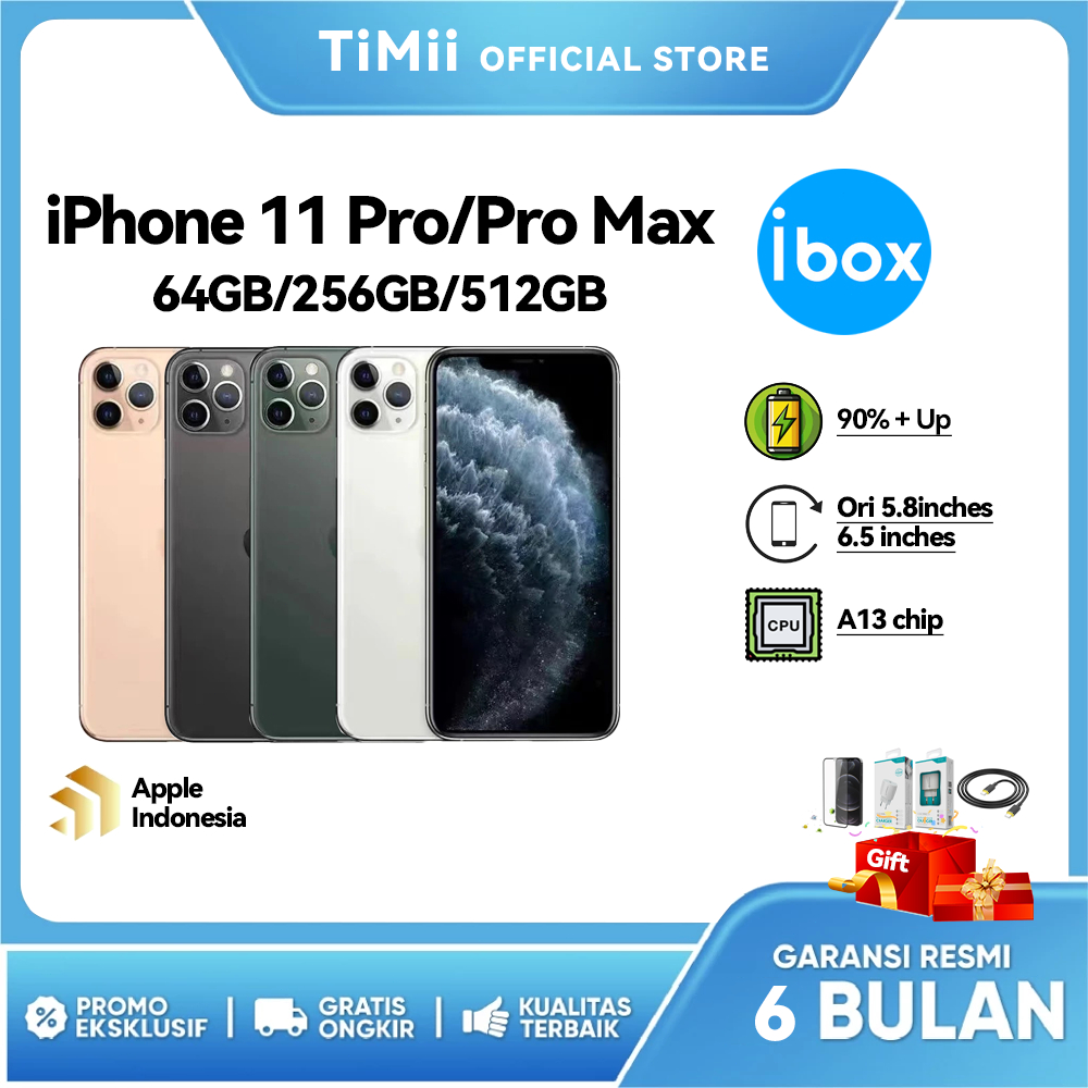 IBOX IPHONE 11 PRO/iPhone 11 PRO MAX 256GB/64GB ORIGINAL FULLSET MULUS SECOND GOOD CONDITIONS