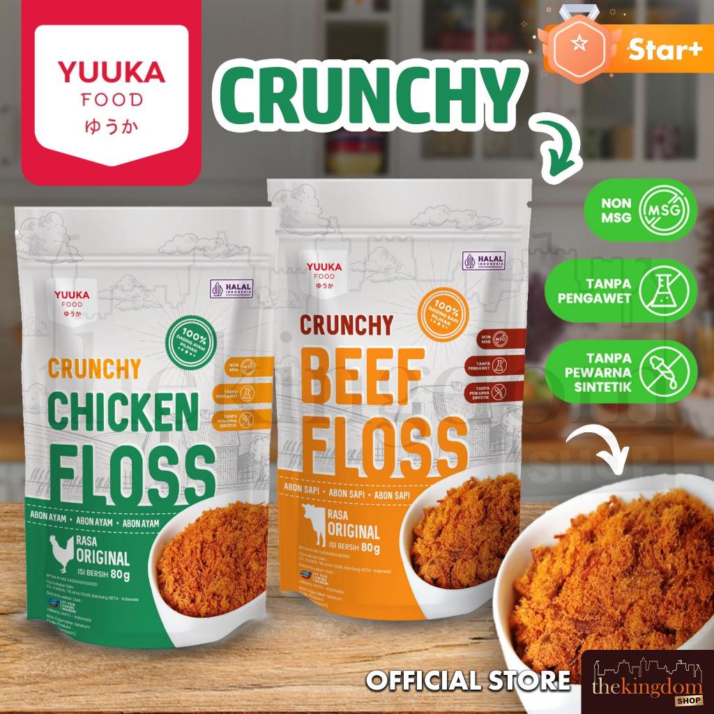 

Yuuka Food Crunchy Chicken And Beef Floss 80g Original Snack Abon Ayam Dan Sapi Krispi
