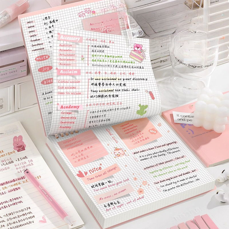 

Notebook Aesthetic Flip Vertikal Buku Tulis Sekolah A5/ B5 Buku Catatan Notebook Journal Book Planner Binder 360 Derajat Notebook For Student Back To School Office Stationery