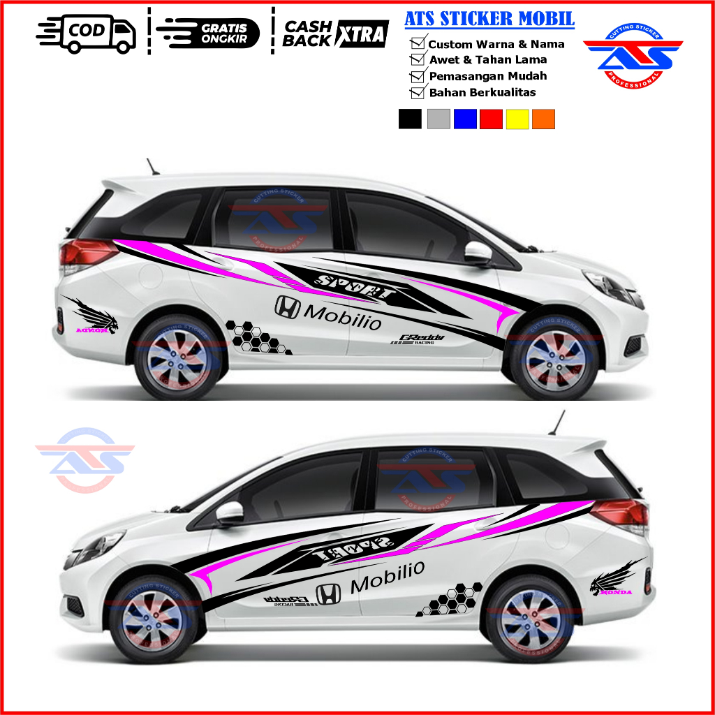 STICKER MOBIL AVANZA VELOZ AVANZA STICKER CUTTING MOBIL TOYOTA AVANZA VELOZ STRIPING