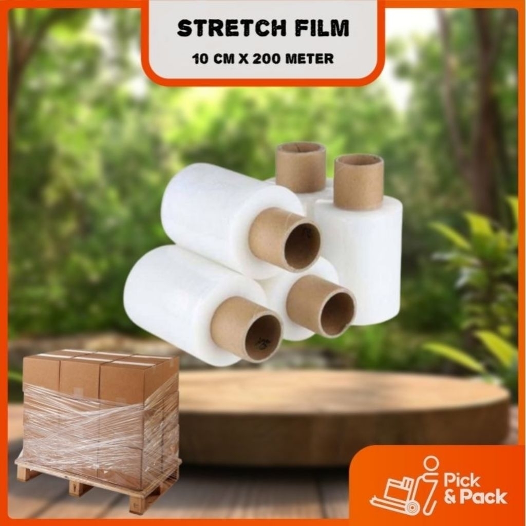 STRETCH FILM BENING 10CMX200M PLASTIK WRAPPING