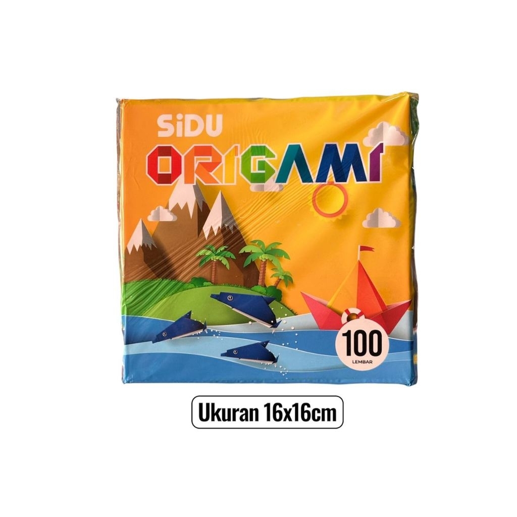 

Origami Sidu 16x16cm Isi 100 Lembar