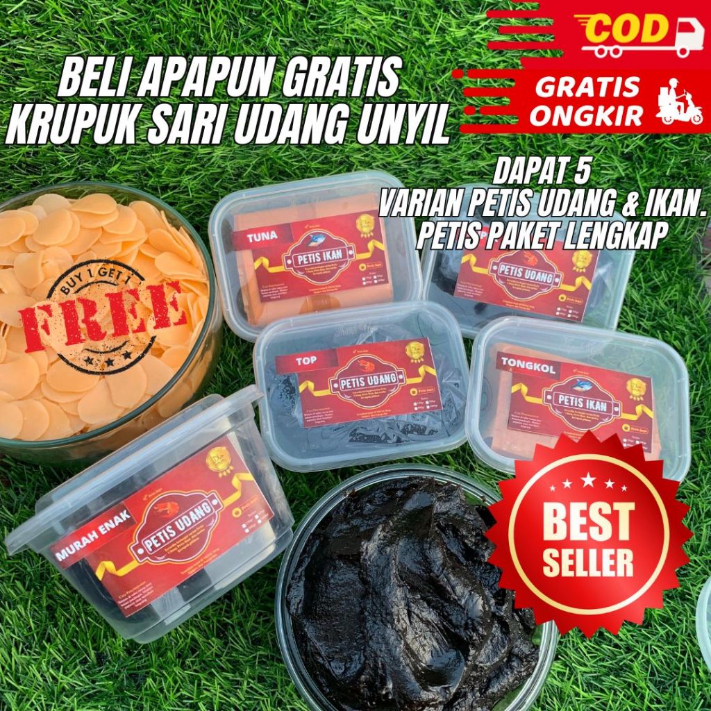 

Petis Udang Asli Sidoarjo Petis Udang Semua Varian Lengkap Murah Paket 1,5kg Petis Udang & Ikan