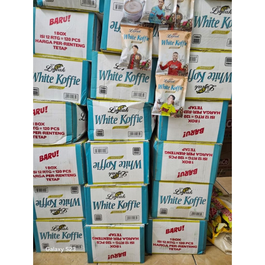 

Luwak White koffie Kemasan Renteng/Sachet 1Dus Isi 12Rtng