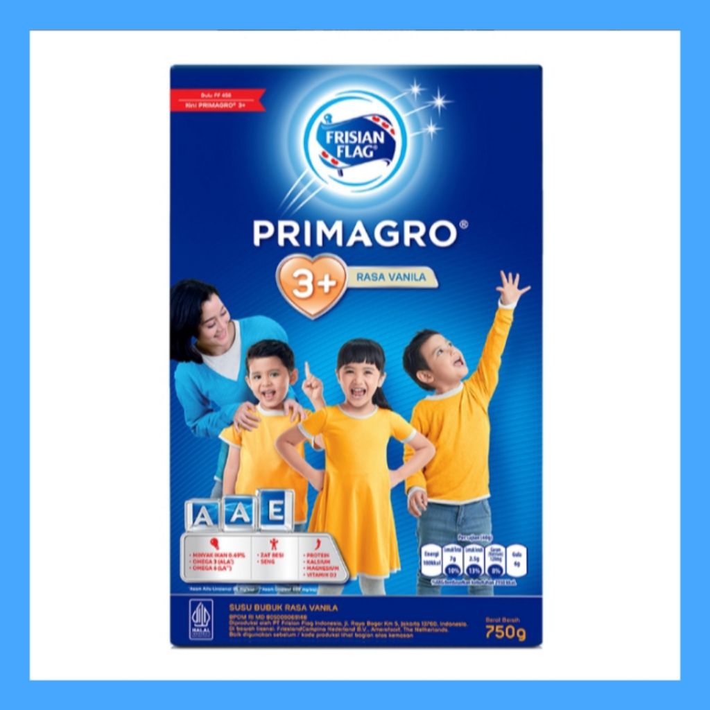 

Frisian Flag Primagro 3+ Susu Anak 4-6 Tahun Vanilla 750 g