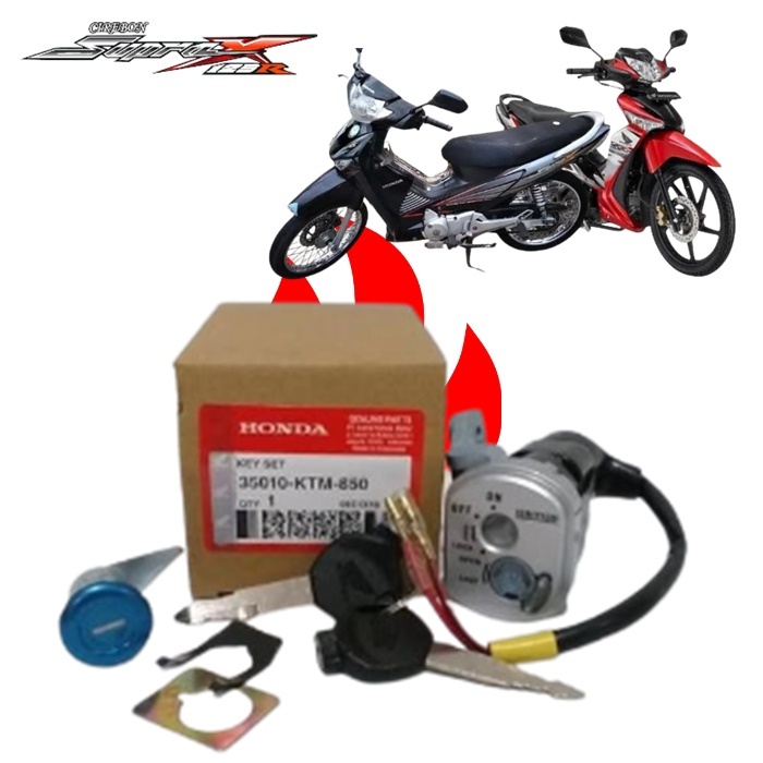Kunci kontak Supra 125 2008-2014 Batman / Supra 125R 2004-2008 Original