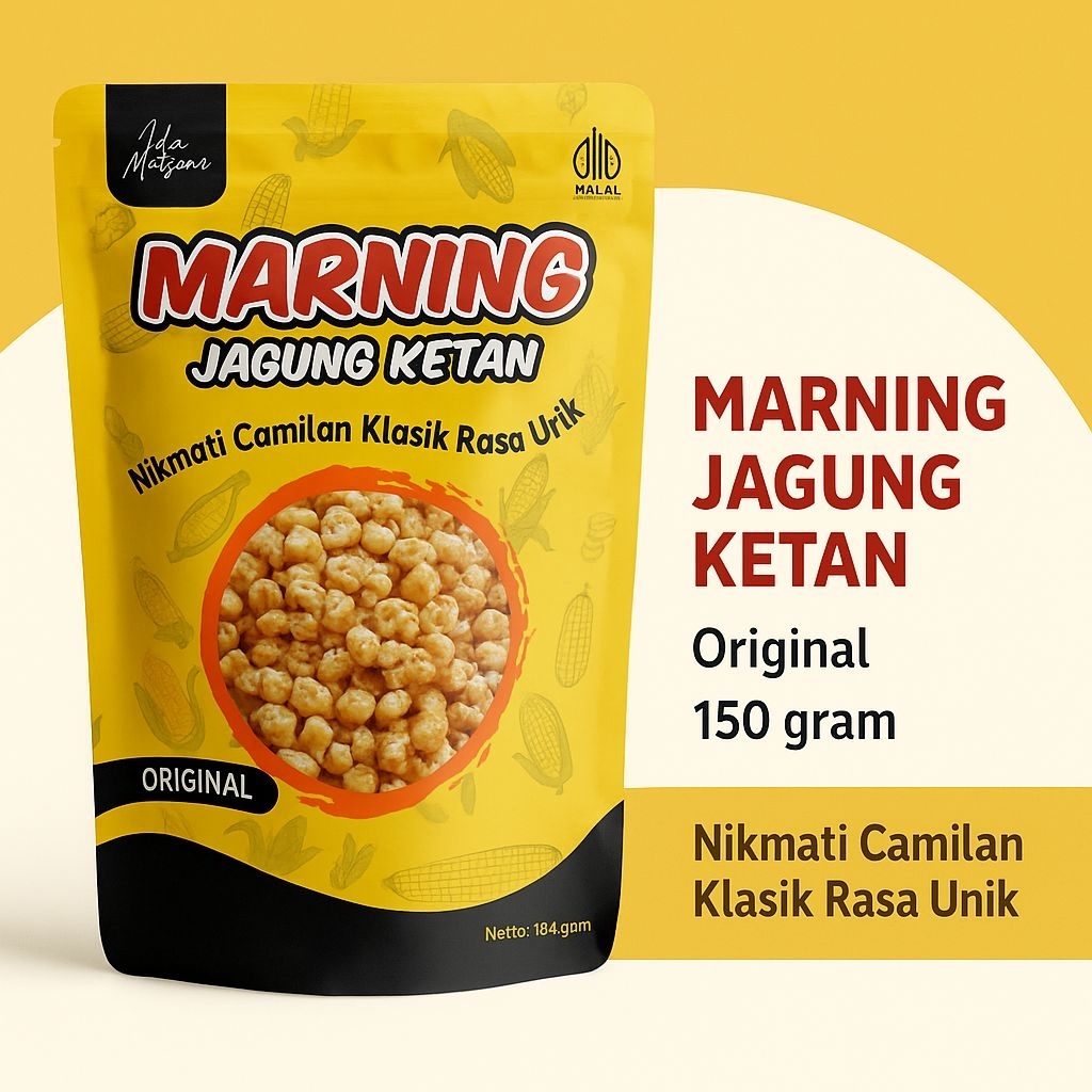 

Camilan marning jagung ketan renyah istimewa